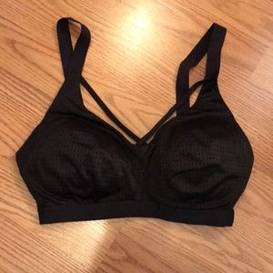 Black Victoria Secret sports bra